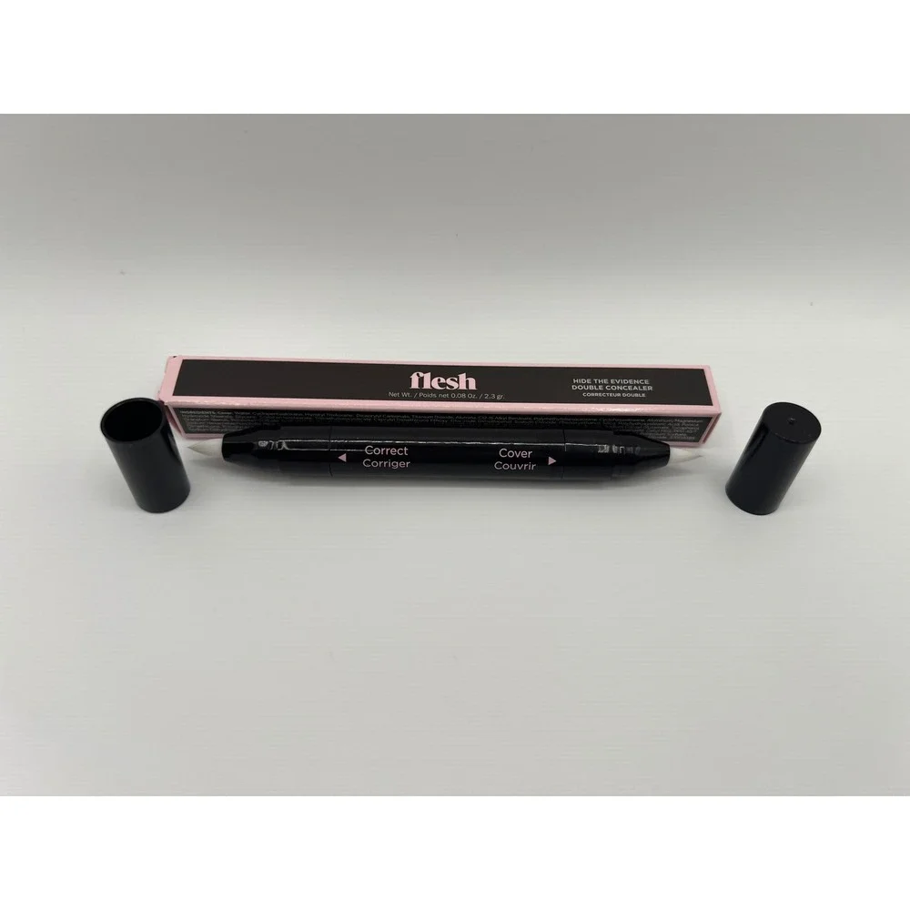 Flesh Hide the Evidence Double Concealer 07 Medium Bronze Dual-Ended Stick NEW
